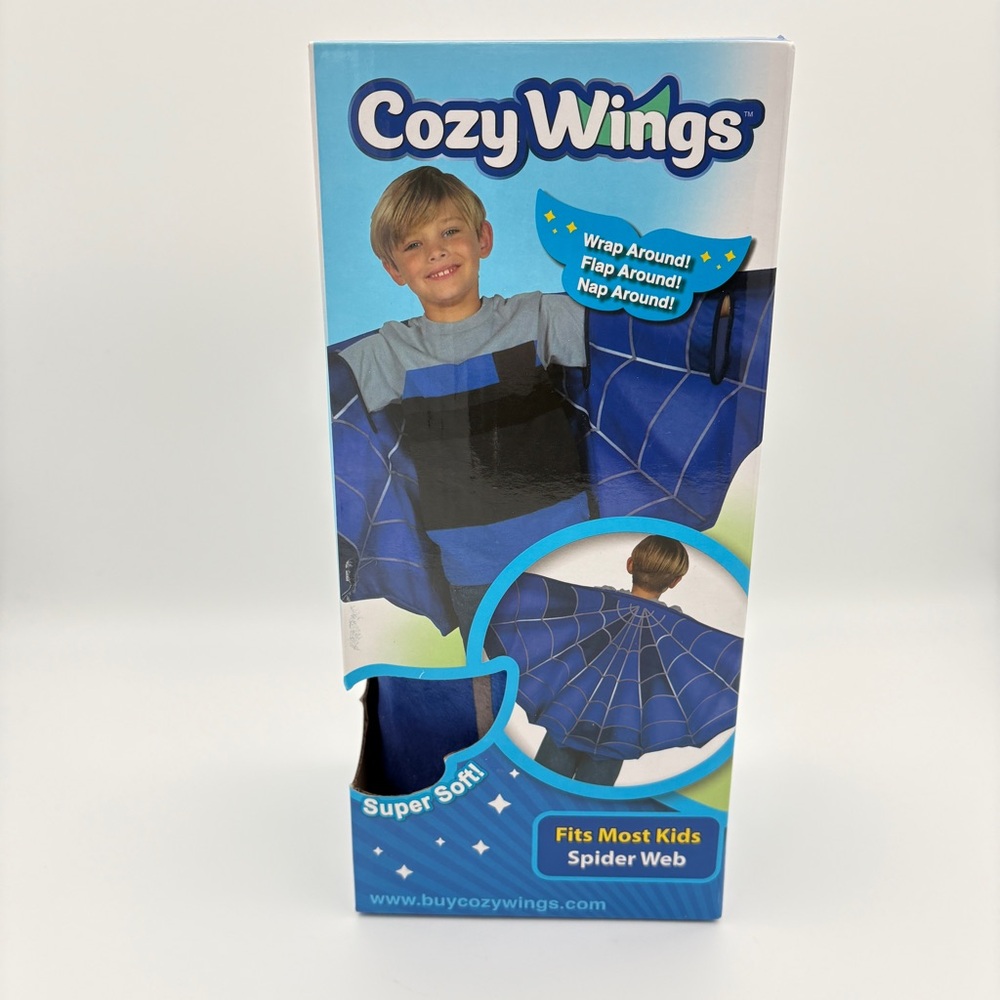 Cozy Wings Spider Web Kids Wings Wearable Wrap/Blanket Jay at Play